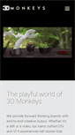 Mobile Screenshot of 3dmonkeys.com